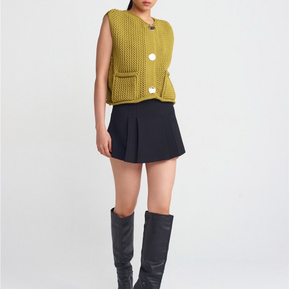 Zara Green Knit Vest